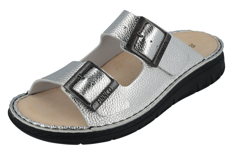 FINN COMFORT FINN COMFORT CAYMAN SANDAL SOFT ARGENTO LUCA