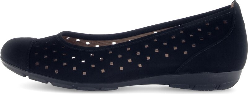 GABOR GABOR BALLET PERF 64 169 17 BLACK SOFT NUBUCK