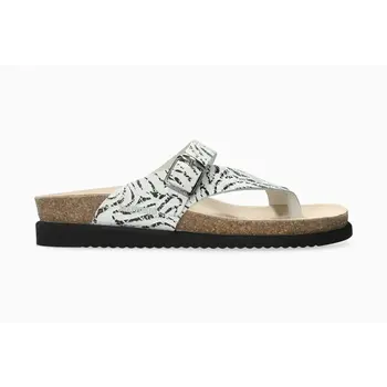 MEPHISTO MEPHISTO HELEN THONG SANDAL PETRA (BLACK & WHITE)