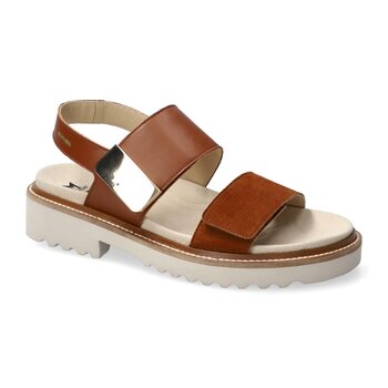 MEPHISTO MEPHISTO VIOLAINE SANDALS BROWN/CHILI