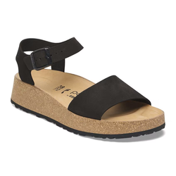 BIRKENSTOCK BIRKENSTOCK GLENDA BLACK NUBUCK LEATHER