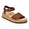 BIRKENSTOCK BIRKENSTOCK GLENDA DARK TEA NUBUCK LEATHER