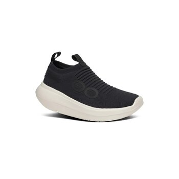OOFOS OOFOS WOMEN'S OOMY ZEN CHALK SLIP ON BLACK