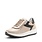 ARA SHOES ARA SHOES NAGANO SNEAKER LACE UP SIDE ZIP SAND METALLIC LEATHER