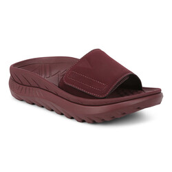 VIONIC VIONIC BLISSFUL REJUVENATE PLATFORM SANDAL PORT WINE