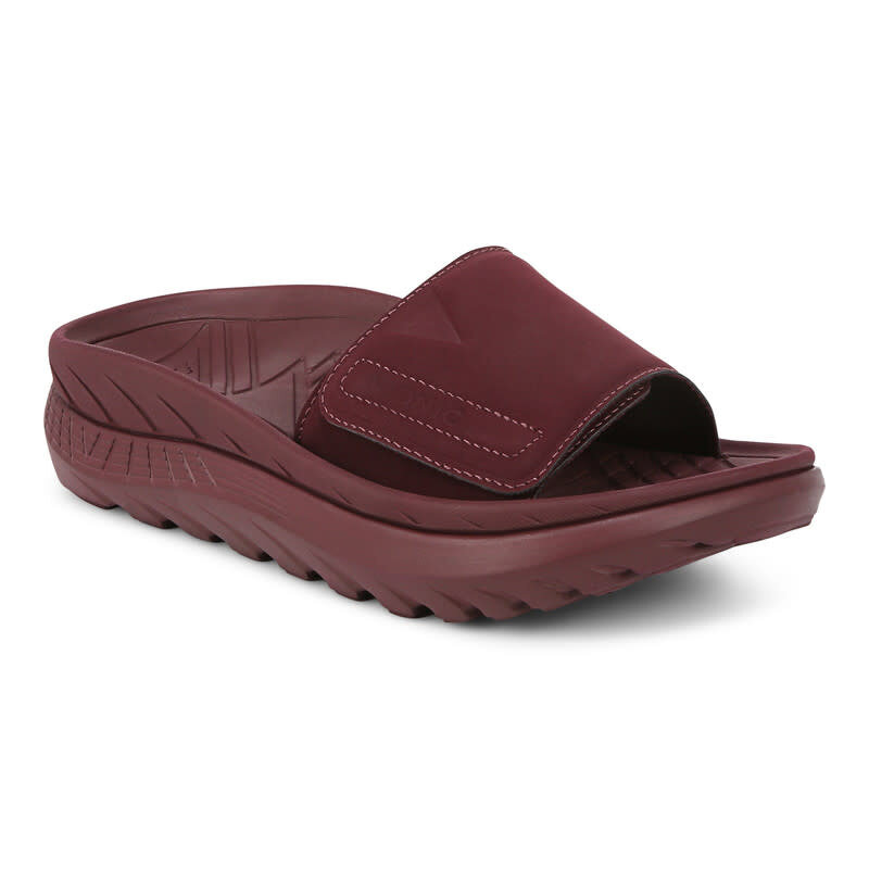 VIONIC VIONIC BLISSFUL REJUVENATE PLATFORM SANDAL PORT WINE