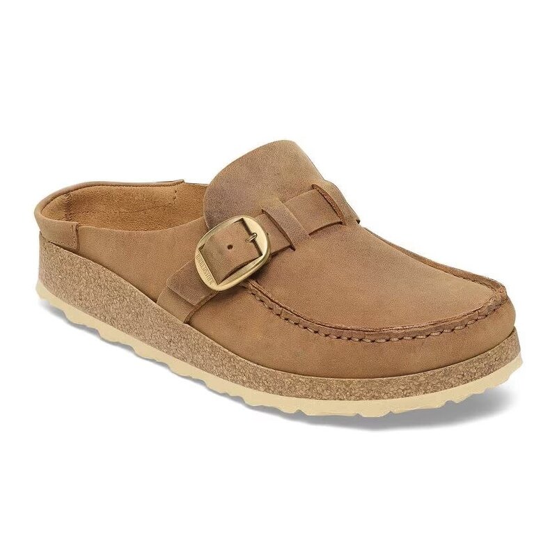 BIRKENSTOCK BIRKENSTOCK BUCKLEY CLOG COGNAC OILED LEATHER