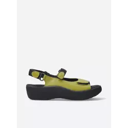 WOLKY WOLKY JEWEL SANDAL OLIVE GREEN LEATHER VEGI LEATHER