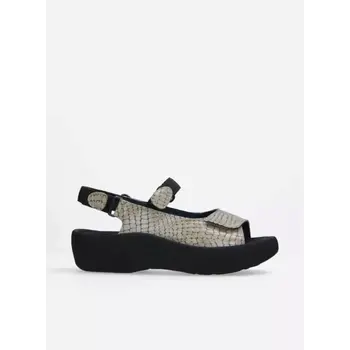 WOLKY WOLKY JEWEL SANDAL BEIGE CROCO PATENT LEATHER