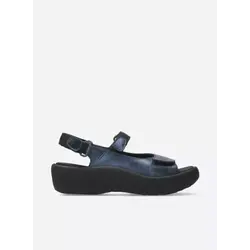 WOLKY WOLKY JEWEL SANDAL NAVY AMALIA NUBUCK