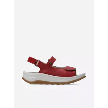 WOLKY WOLKY ADURA SANDAL RED LEATHER