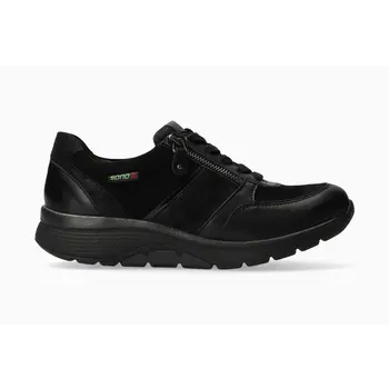 MEPHISTO MEPHISTO SANO IZAE SNEAKER BLACK SUEDE LEATHER