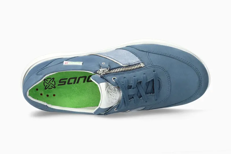 MEPHISTO MEPHISTO SANO IZAE SNEAKER DENIM LEATHER
