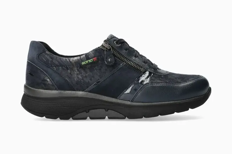 MEPHISTO MEPHISTO SANO IZAE SNEAKER NAVY LEATHER