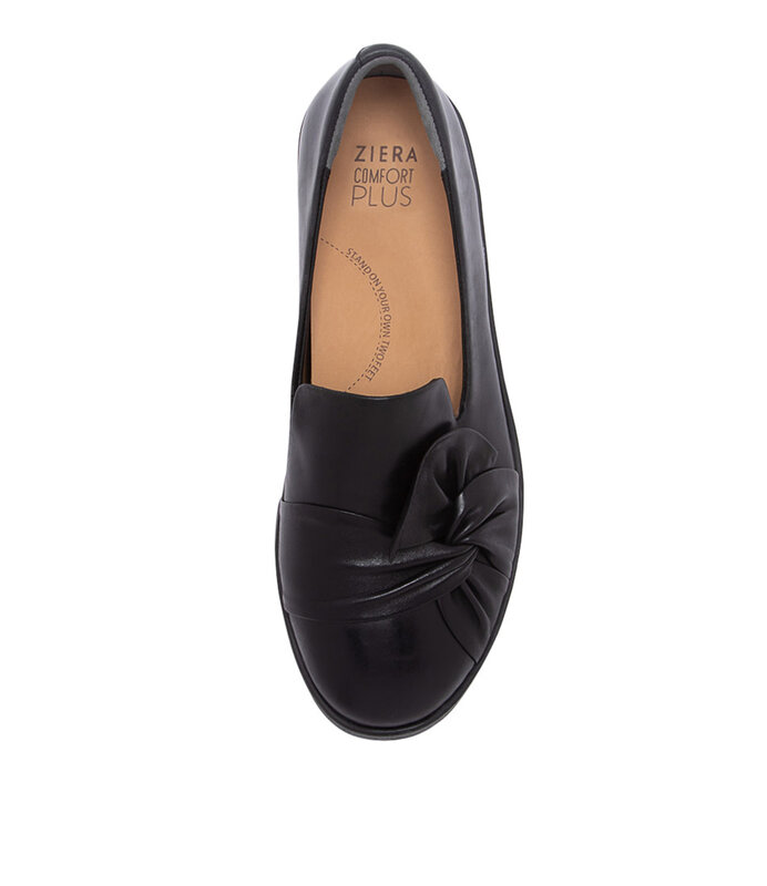 ZIERA ZIERA MILESS BLACK LEATHER