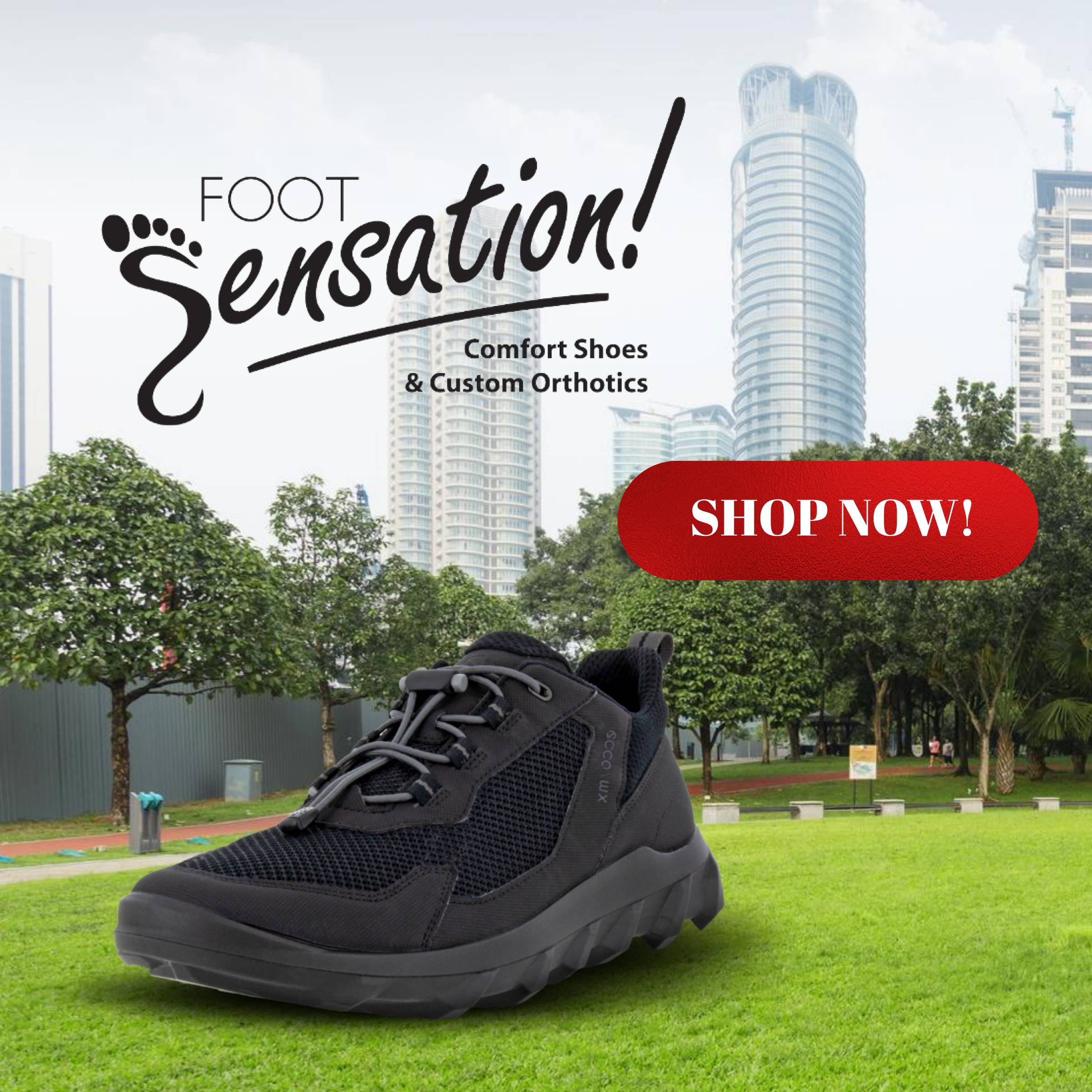 Foot Sensation Comfort Shoes & Custom Orthotics - Foot Sensation