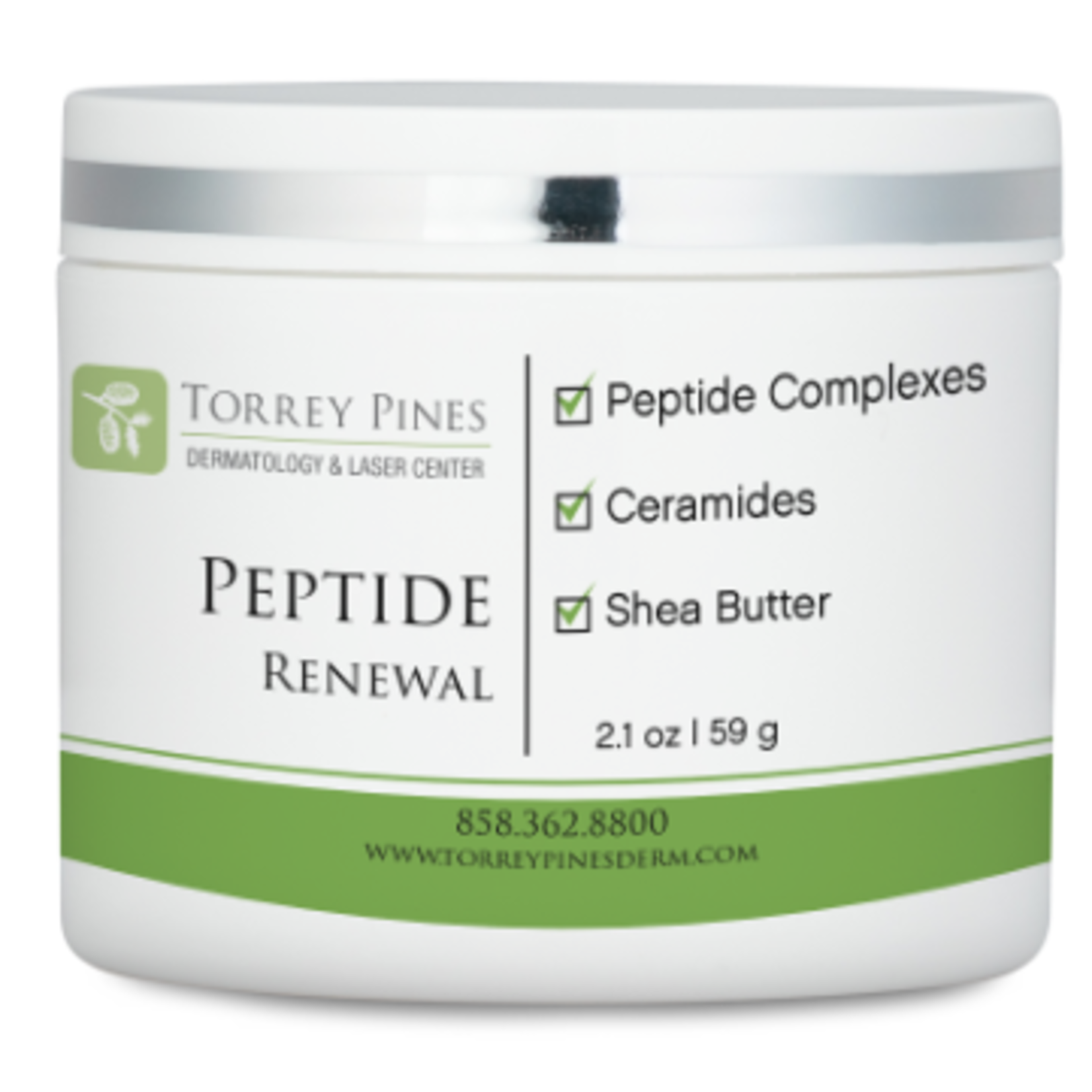 Torrey Pines Dermatology Peptide Renewal Moisturizer(2.1 oz)