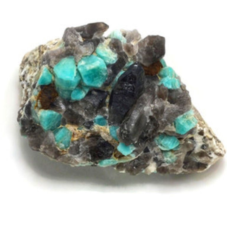 Colorado Pikes Peak Region Amazonite Smoky Quartz Mineral Specimen By Design Gems Colorado Pikes Peak Region Amazonite Smoky Quartz Mineral Specimen By Design Gems