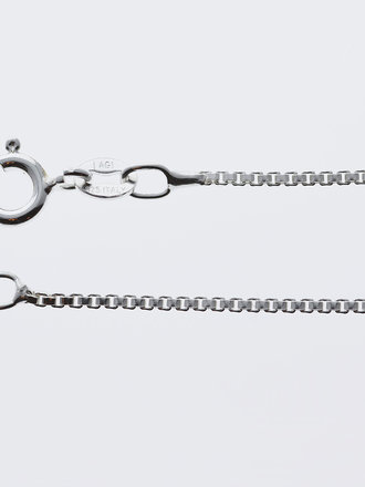 Sterling Silver 20-inch 1.3mm Box Chain