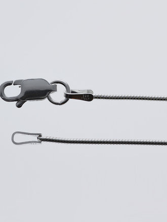 Sterling Silver 20-inch 1mm Round Snake Chain