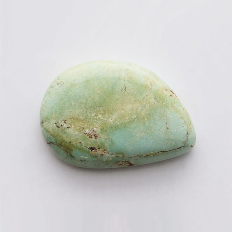 21.59ct Untreated Burtis Blue Turquoise Cabochon