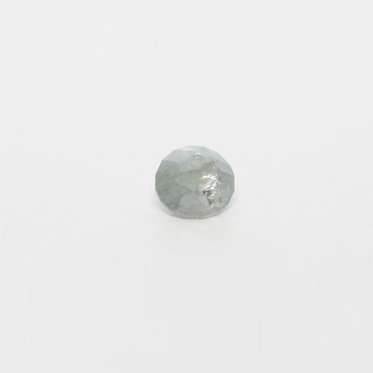 1.50ct Round Unheated Light Blue Montana Sapphire Gemstone (Missouri river near Helena)