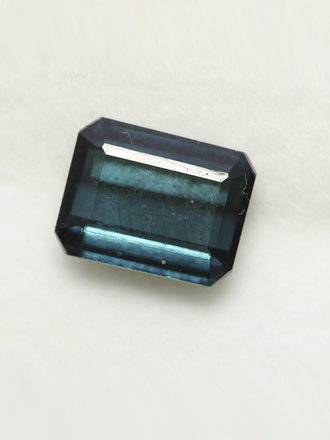 2.60ct Emearld-cut Indicolite Tourmaline Gemstone