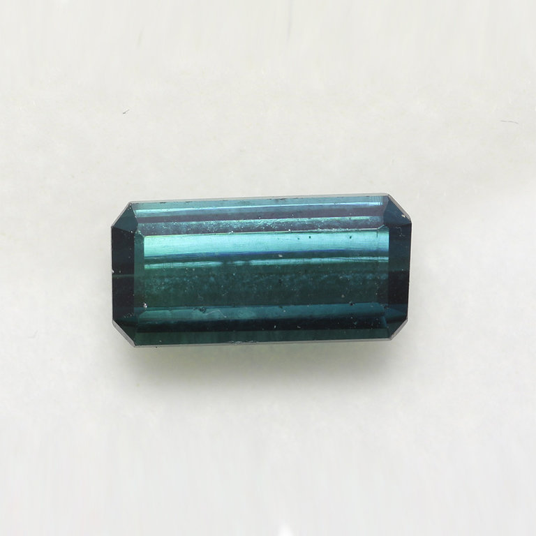 2.50ct Emearld-cut Indicolite Tourmaline Gemstone