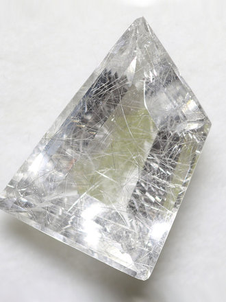 11.60ct freeshaped 19x13mm Rutilated Quartz Gemstone