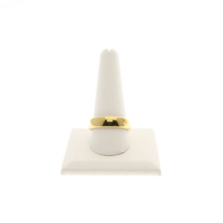 Stuller Tungsten 6.3mm Gold Immerse Plating Band - Size 10