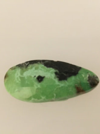 Natural Gaspeite Cabochon 20 ct 4 grams Natural Gaspeite Cabochon 20 ct 4 grams