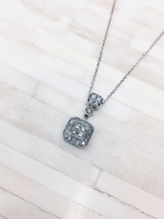 14KW Necklace with 0.25ctw diamonds H, SI2-I1