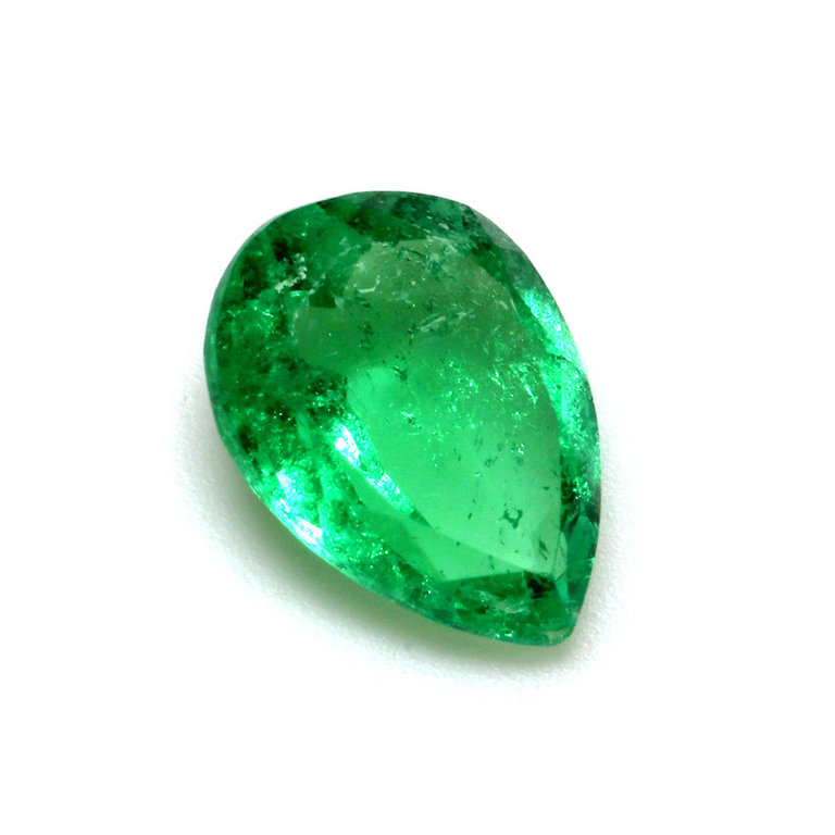 0.25ct Pear-shaped Emerald Gemstone