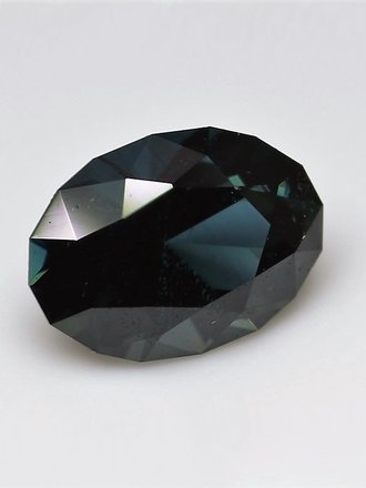 0.97ct Oval-shaped Bluish Green Sapphire Gemstone
