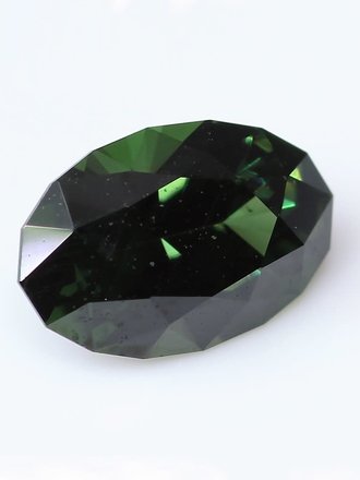 1.07ct Oval-shaped Green Sapphire Gemstone 1.07ct Oval-shaped Green Sapphire Gemstone