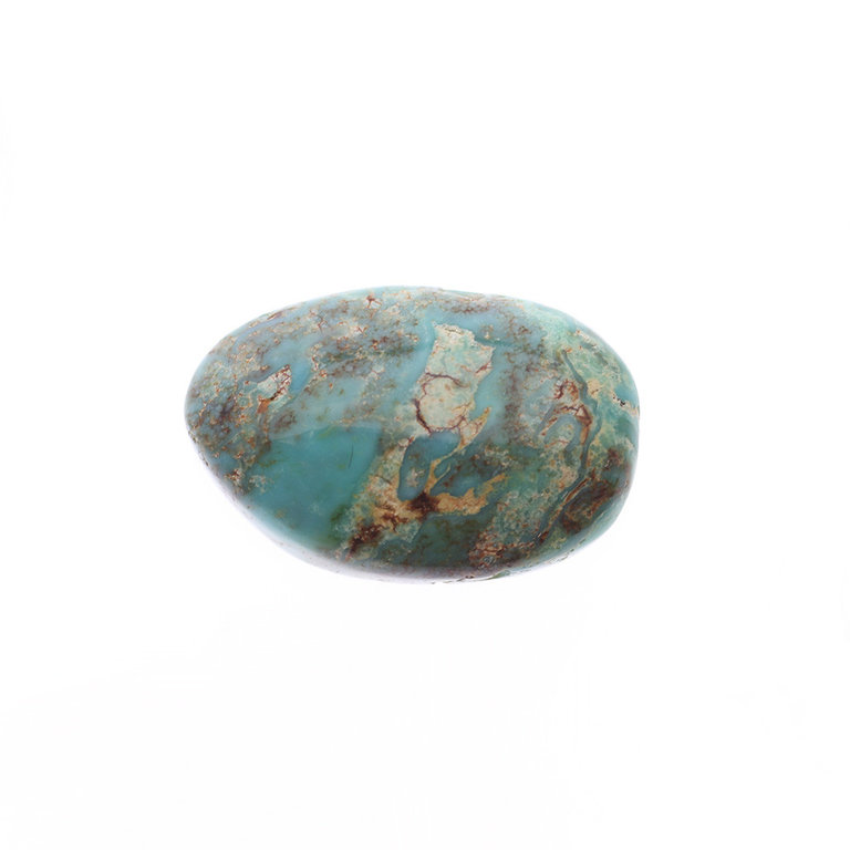 6.60ct Untreated Burtis Blue Turquoise Cabochon