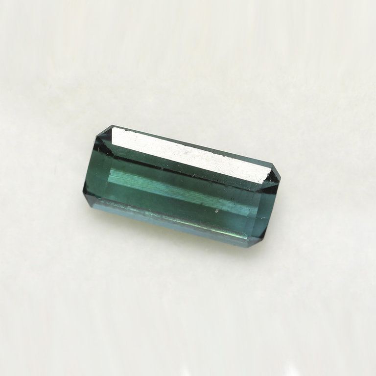 2.30ct Emerald-cut Indicolite Tourmaline Gemstone