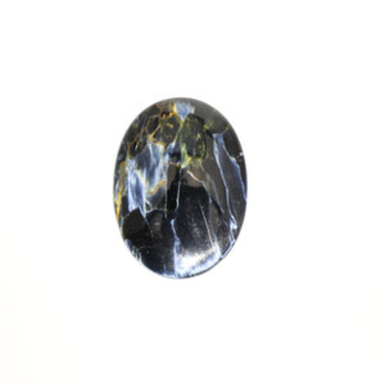 18.60ct oval-shaped Pietersite Cabochon