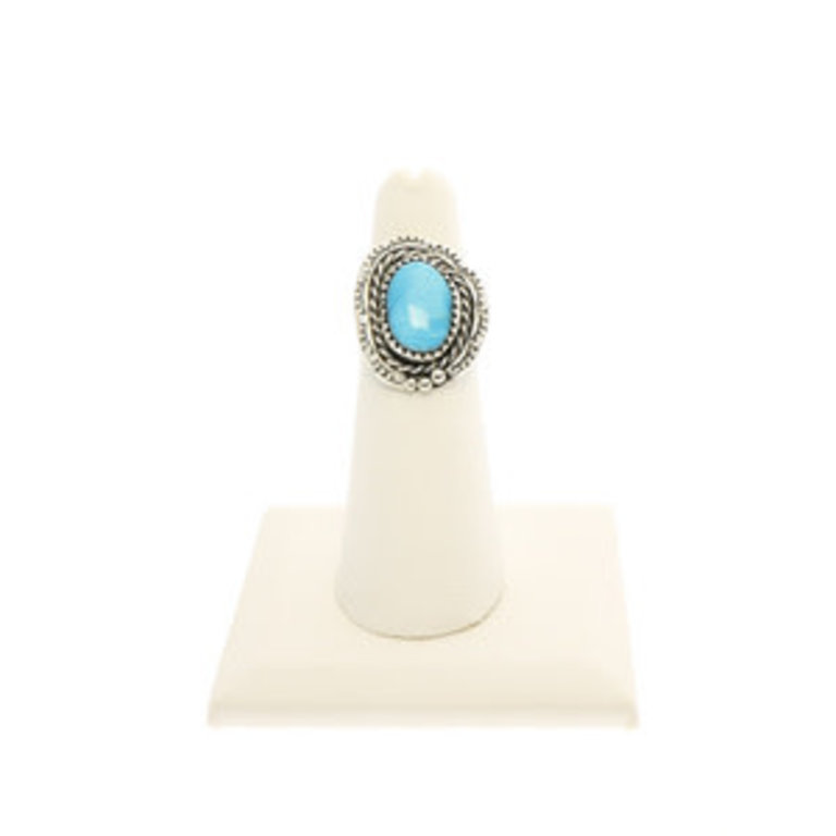 Sterling Silver Turquoise Ring - size 5