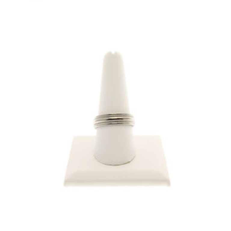 Stuller Titanium Grooved & Domed 6mm Band - size 8.5