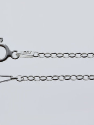Sterling Silver 18-inch 2.1mm Rollo Chain