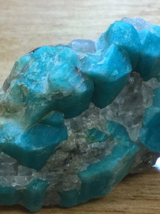 180g Colorado amazonite and quartz 2.5 x 2 x 2in mineral specimen