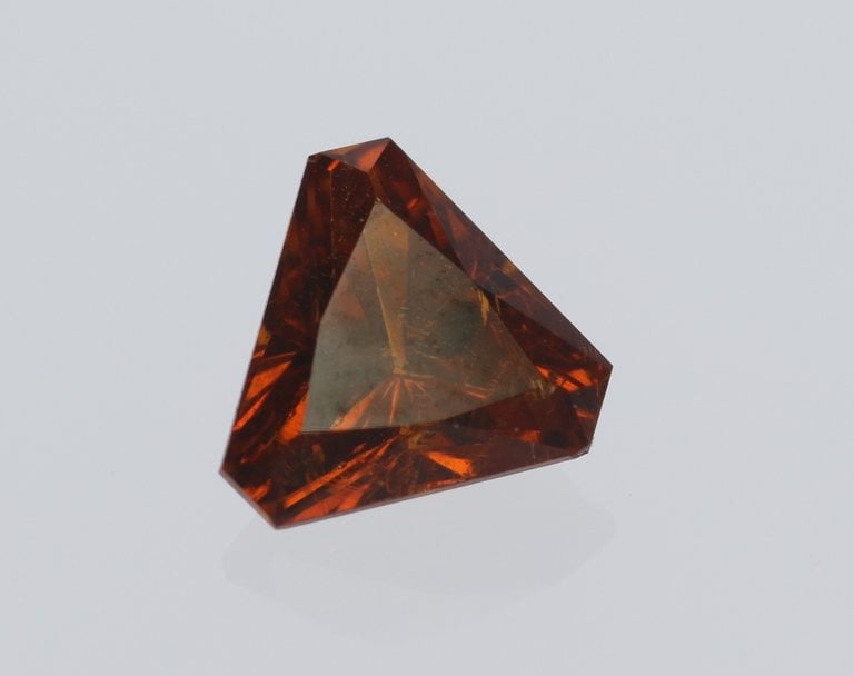 0.75ct Trilliant-cut 5x5mm Spessartine Garnet Gemstone