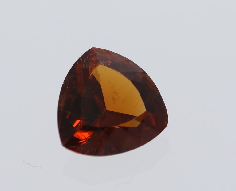1.15ct Trillion-cut 7x7mm Spessartine Garnet Gemstone
