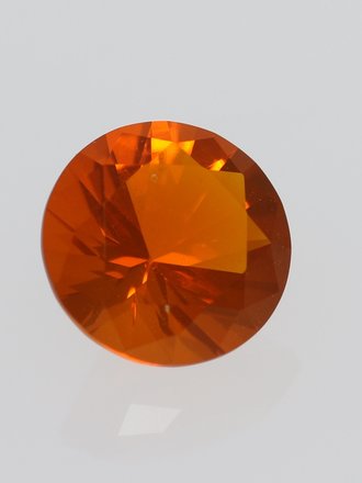 0.60ct Round 6mm Mexican Fire Opal Gemstone