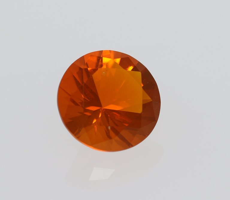 0.60ct Round 6mm Mexican Fire Opal Gemstone
