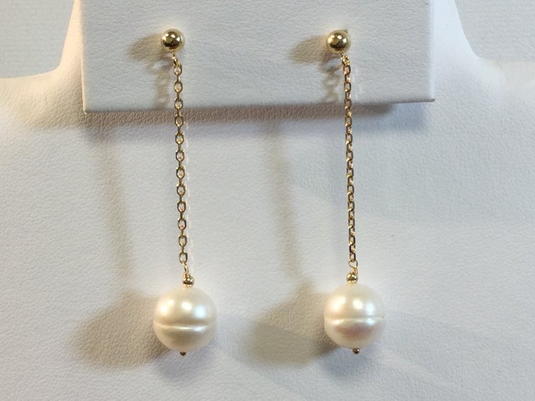 14KY Cultured Freshwater Pearl Earrings