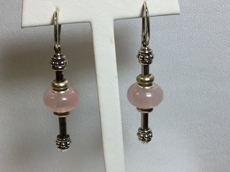 Sterling Silver Kera Earrings (beads and stoppers not included)