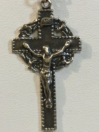Sterling Silver 41 x 21mm Crucifix Pendant