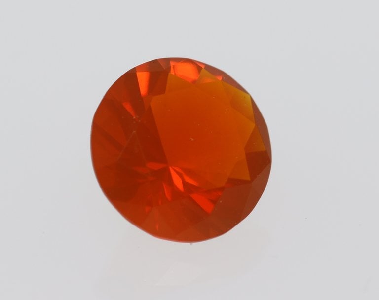 0.50ct Round 6mm Mexican Fire Opal Gemstone